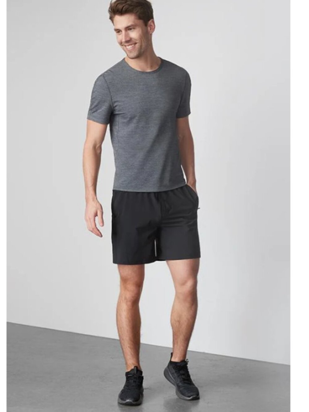 EUC MACK WELDON Stratus Active Unlined Shorts Size Medium - Black